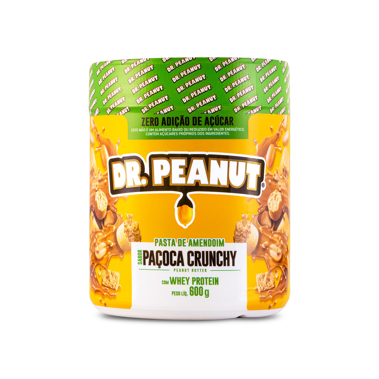 Pasta de amendoim sabor Paçoca Crunchy - 600g