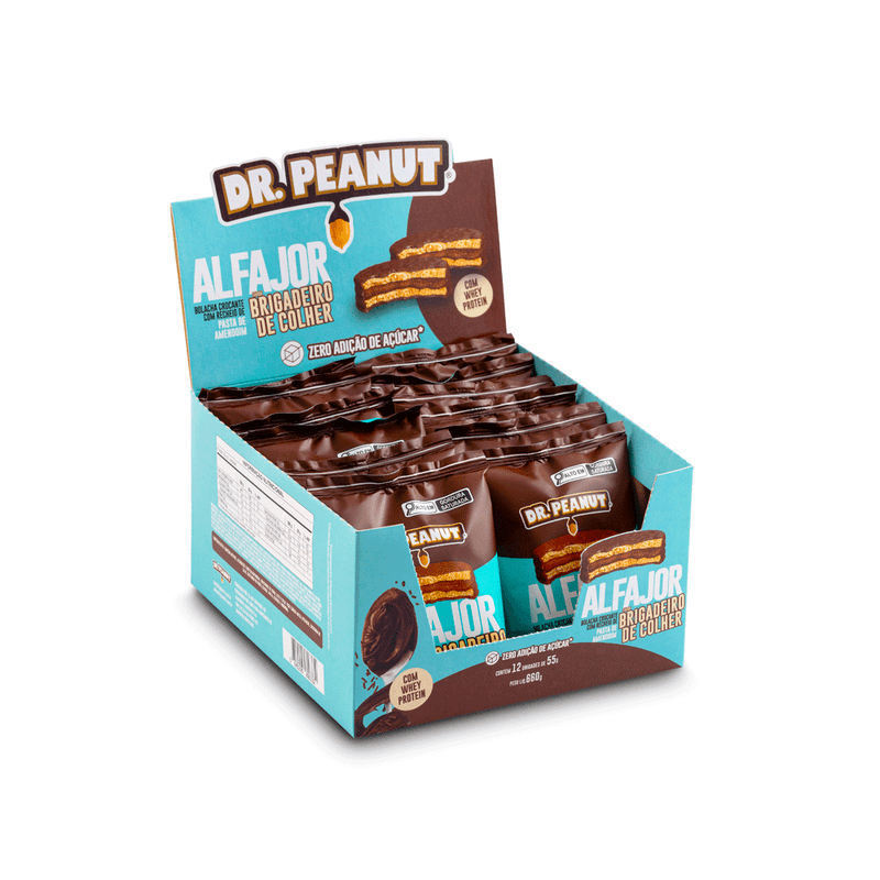 Display alfajor Chocolate Branco - 12un.