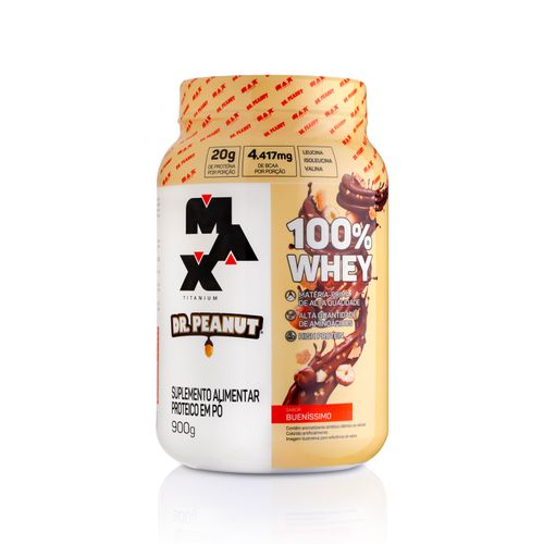 100% Whey Dr. Peanut - Max Titanium Bueníssimo