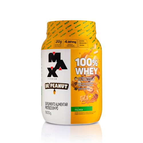 100% Whey Dr. Peanut - Max Titanium Paçoca
