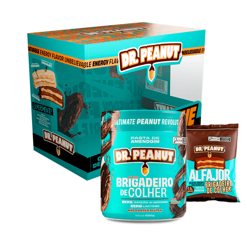 Promopack Brigadeiro de Colher: Pasta 600g + 1 Alfajor sabor brigadeiro de colher