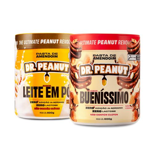 Combo Isa Lacerda - 2 pastas de 600g sabor Bueníssimo e Leite em pó