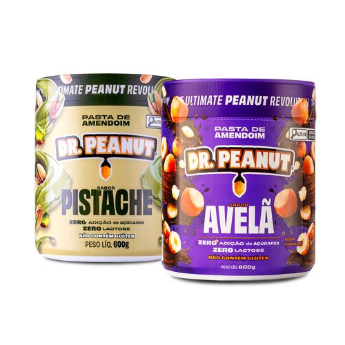 Combo Yasmin - 2 pastas de 600g sabor Pistache e Avelã