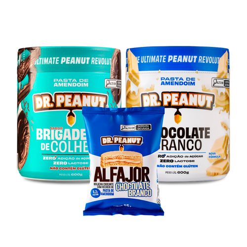 Combo Vivi Sanches -  2 pastas sabor Chocolate Branco e Brigadeiro de Colher