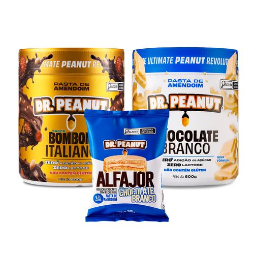 Combo Vit Viana - 2 pastas de 600g sabor Chocolate Branco e Bombom Italiano