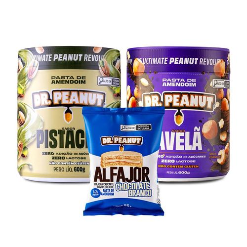 Combo Yasmin - 2 pastas de 600g sabor Pistache e Avelã
