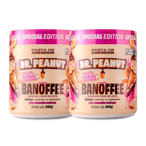 Banoffee Lovers - 2 pastas de amendoim sabor Banoffee 600g