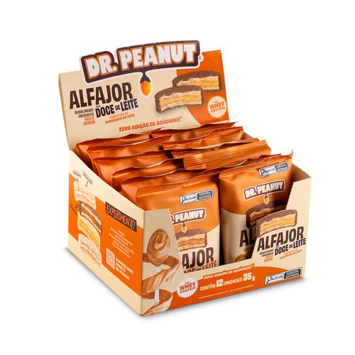 Display Alfajor Doce de leite com cobertura de chocolate ao leite - 12 Un. 35g