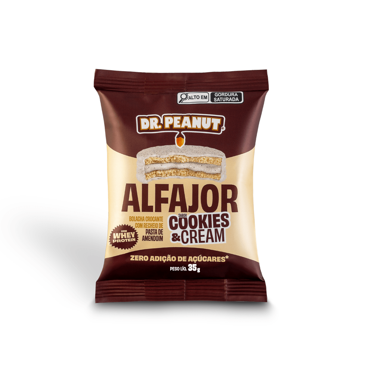 Alfajor sabor Cookies & Cream