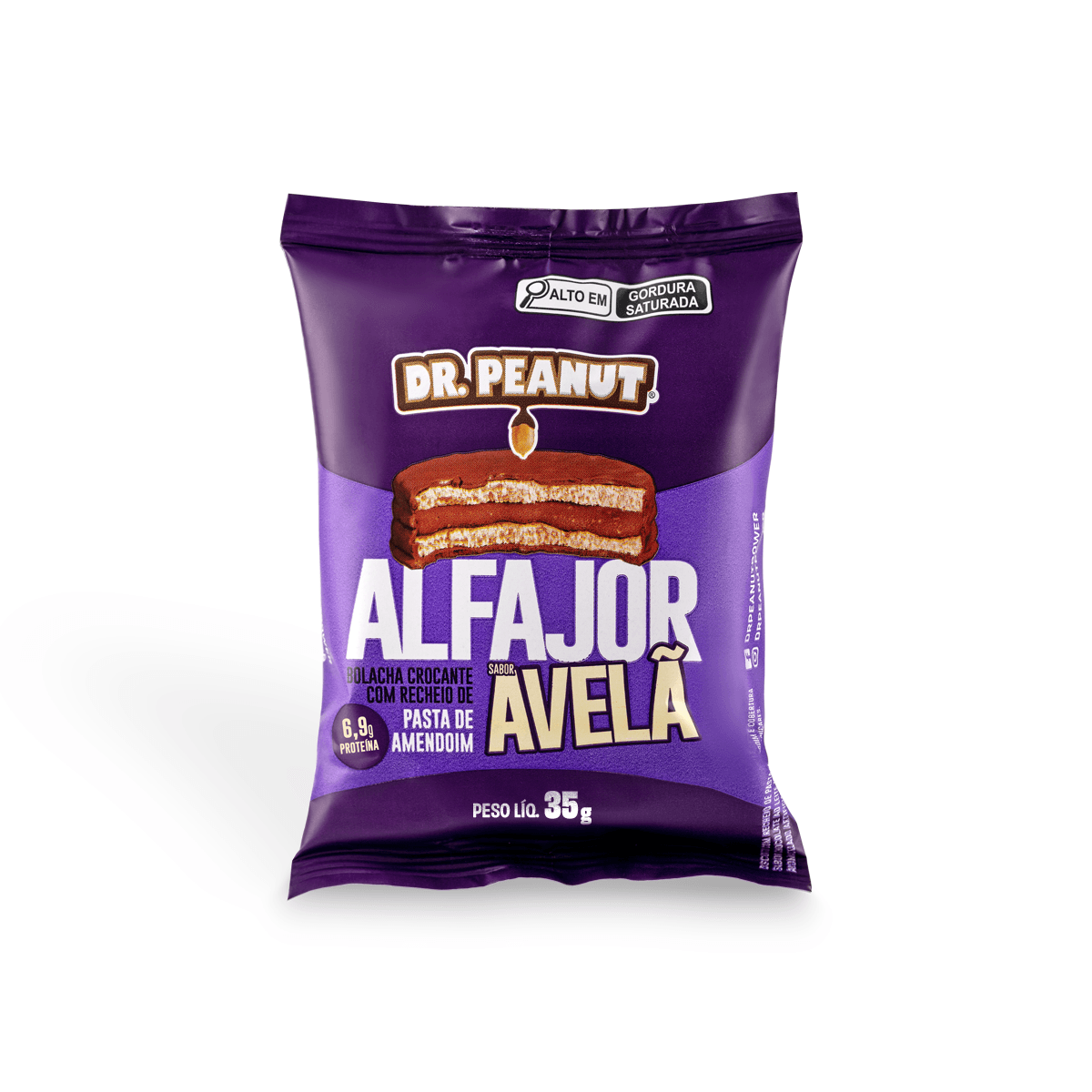 Alfajor sabor Avelã